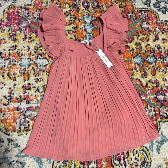 Naked Zebra | NWT Double Pleated A Line Blouse Small - Picture 2 of 5